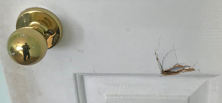 interior door hole repair Costa Mesa